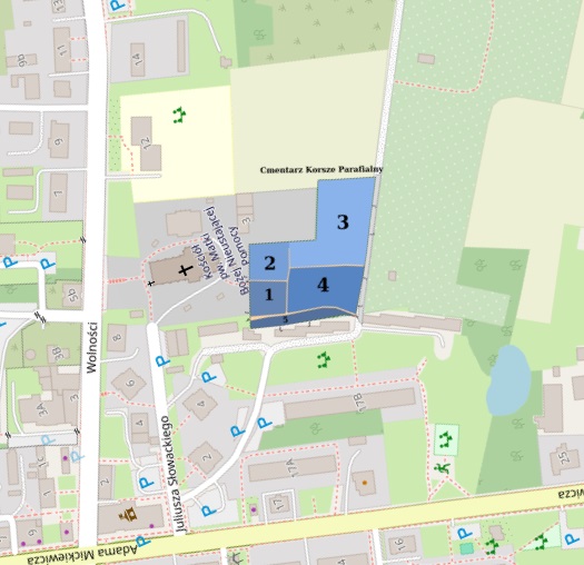 Obraz przedstawiający Cmentarz Korsze - ul. Słowackiego
