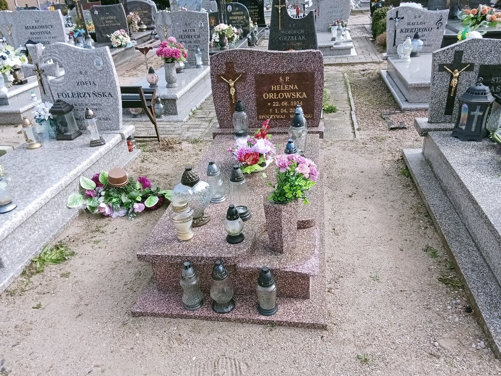 Grób Helena Orłowska
