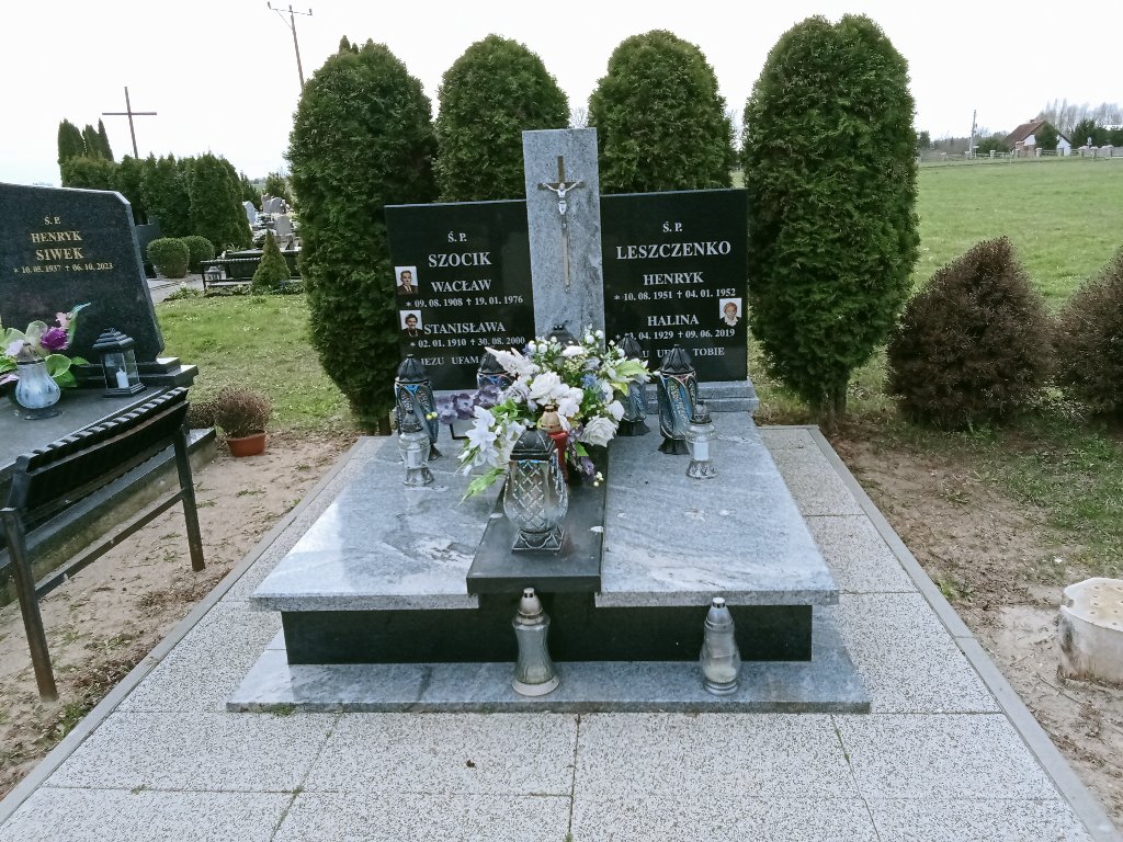 Grób Henryk Leszczenko