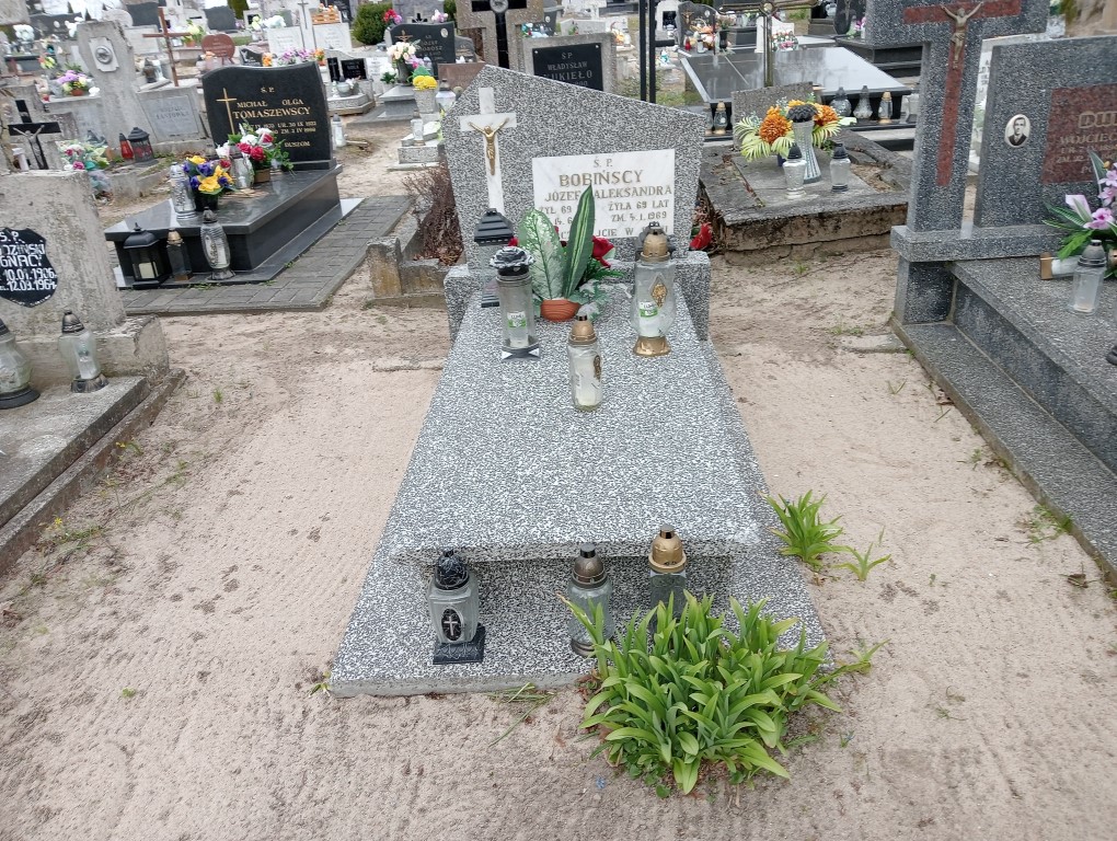 Grób Aleksandra Bobińska